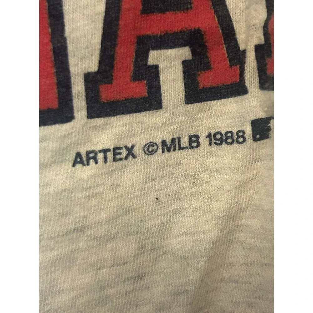 VTG 80s Property Of St Louis Cardinals Gray T Shirt Size L MLB Baseball